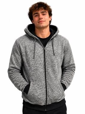 Chams Vintage Full Zip Hoodie Men’s XL Gray Streetwear Layer